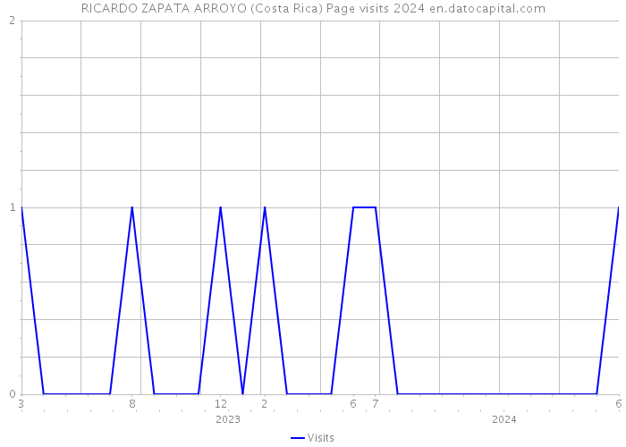 RICARDO ZAPATA ARROYO (Costa Rica) Page visits 2024 