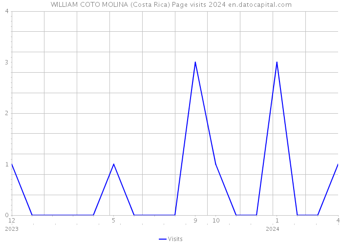 WILLIAM COTO MOLINA (Costa Rica) Page visits 2024 