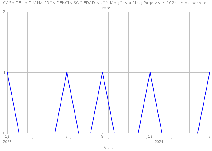 CASA DE LA DIVINA PROVIDENCIA SOCIEDAD ANONIMA (Costa Rica) Page visits 2024 