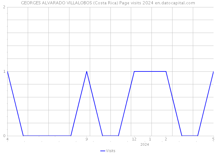 GEORGES ALVARADO VILLALOBOS (Costa Rica) Page visits 2024 