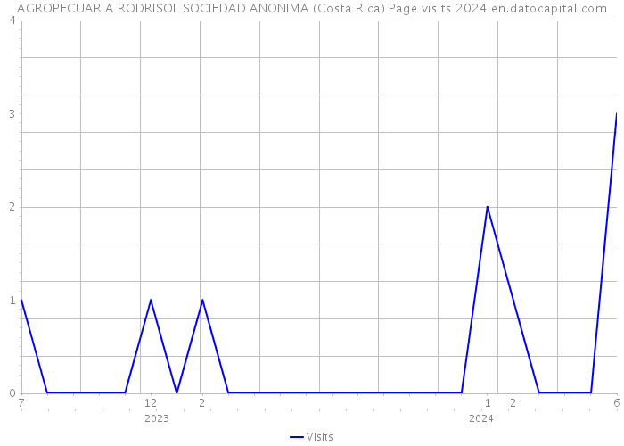 AGROPECUARIA RODRISOL SOCIEDAD ANONIMA (Costa Rica) Page visits 2024 