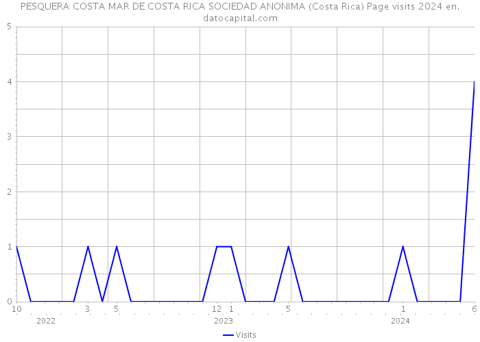 PESQUERA COSTA MAR DE COSTA RICA SOCIEDAD ANONIMA (Costa Rica) Page visits 2024 