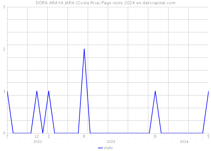 DORA ARAYA JARA (Costa Rica) Page visits 2024 