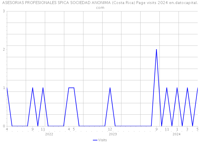 ASESORIAS PROFESIONALES SPICA SOCIEDAD ANONIMA (Costa Rica) Page visits 2024 