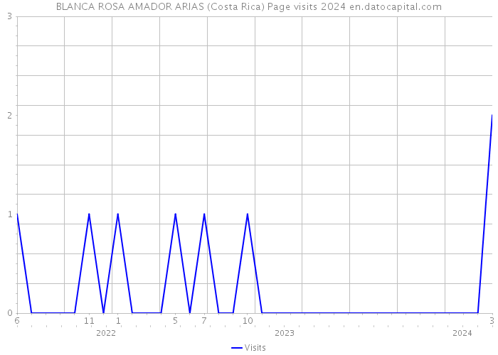BLANCA ROSA AMADOR ARIAS (Costa Rica) Page visits 2024 