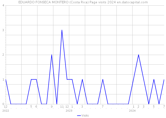 EDUARDO FONSECA MONTERO (Costa Rica) Page visits 2024 