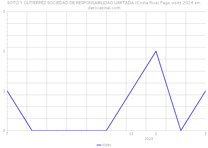 SOTO Y GUTIERREZ SOCIEDAD DE RESPONSABILIDAD LIMITADA (Costa Rica) Page visits 2024 
