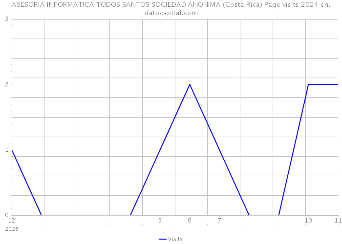 ASESORIA INFORMATICA TODOS SANTOS SOCIEDAD ANONIMA (Costa Rica) Page visits 2024 