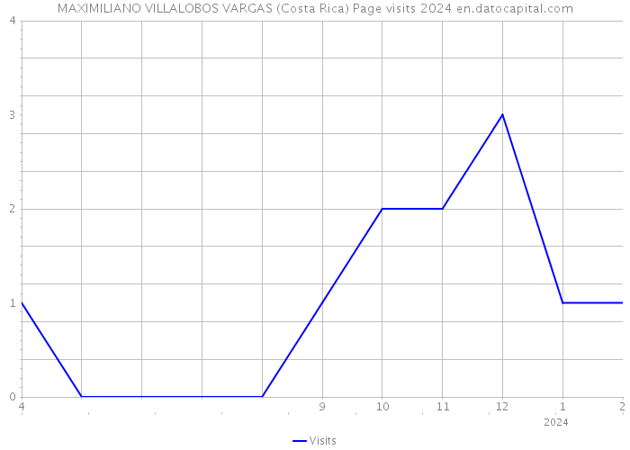 MAXIMILIANO VILLALOBOS VARGAS (Costa Rica) Page visits 2024 