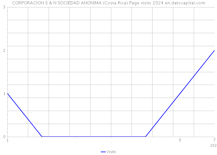 CORPORACION S & N SOCIEDAD ANONIMA (Costa Rica) Page visits 2024 