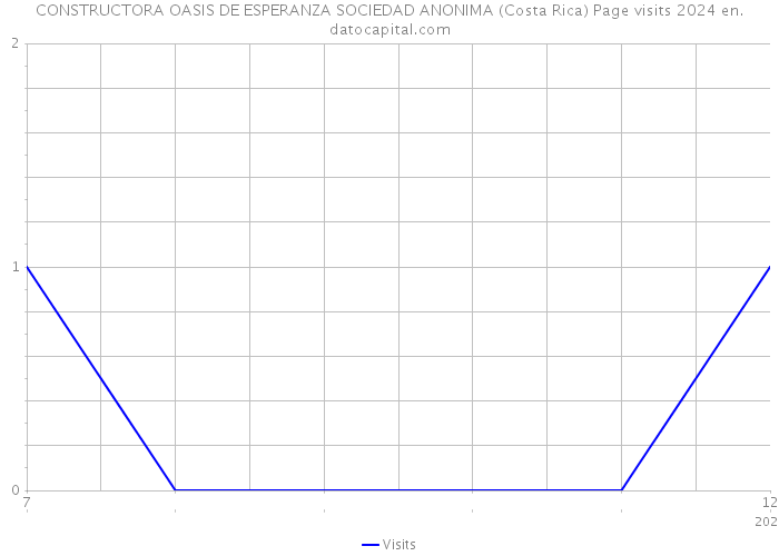 CONSTRUCTORA OASIS DE ESPERANZA SOCIEDAD ANONIMA (Costa Rica) Page visits 2024 