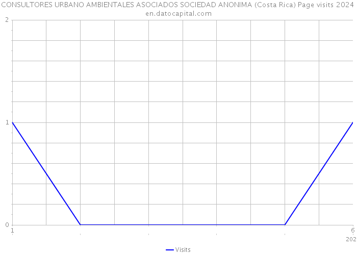 CONSULTORES URBANO AMBIENTALES ASOCIADOS SOCIEDAD ANONIMA (Costa Rica) Page visits 2024 