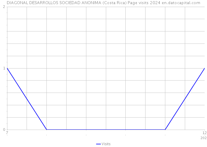 DIAGONAL DESARROLLOS SOCIEDAD ANONIMA (Costa Rica) Page visits 2024 