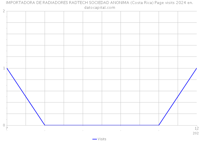 IMPORTADORA DE RADIADORES RADTECH SOCIEDAD ANONIMA (Costa Rica) Page visits 2024 
