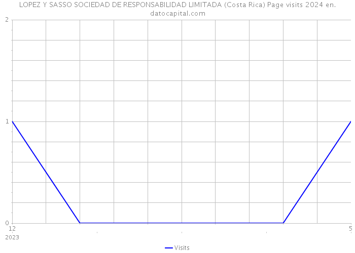 LOPEZ Y SASSO SOCIEDAD DE RESPONSABILIDAD LIMITADA (Costa Rica) Page visits 2024 