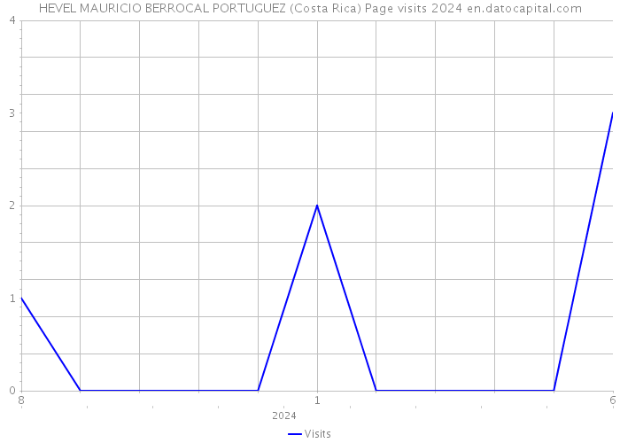 HEVEL MAURICIO BERROCAL PORTUGUEZ (Costa Rica) Page visits 2024 
