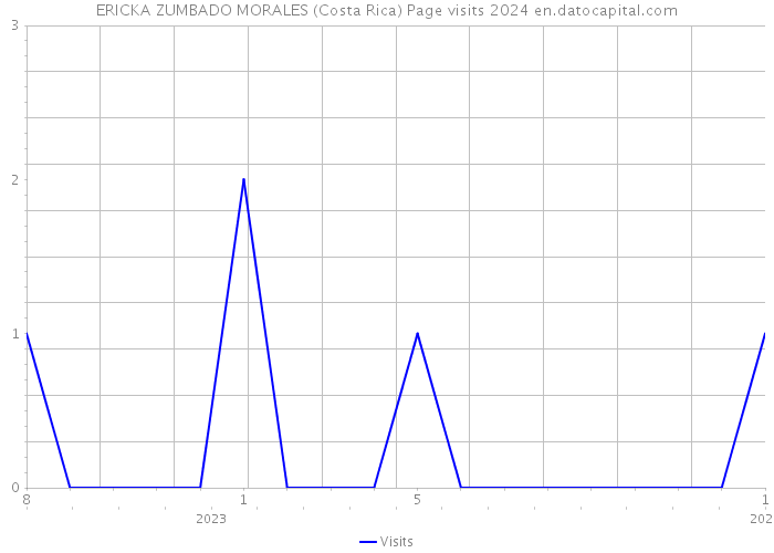 ERICKA ZUMBADO MORALES (Costa Rica) Page visits 2024 