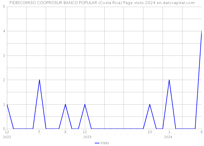 FIDEICOMISO COOPROSUR BANCO POPULAR (Costa Rica) Page visits 2024 
