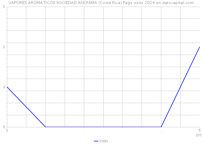 VAPORES AROMATICOS SOCIEDAD ANONIMA (Costa Rica) Page visits 2024 
