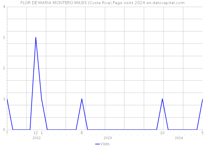 FLOR DE MARIA MONTERO MASIS (Costa Rica) Page visits 2024 