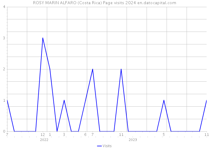 ROSY MARIN ALFARO (Costa Rica) Page visits 2024 