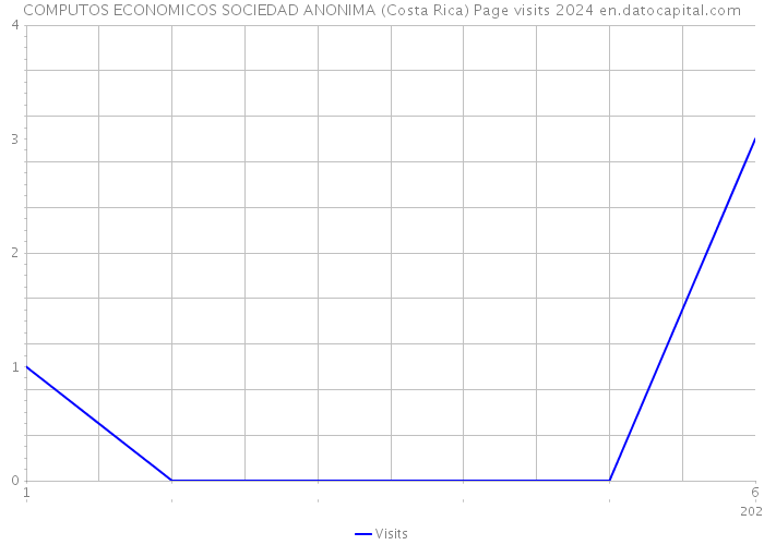 COMPUTOS ECONOMICOS SOCIEDAD ANONIMA (Costa Rica) Page visits 2024 