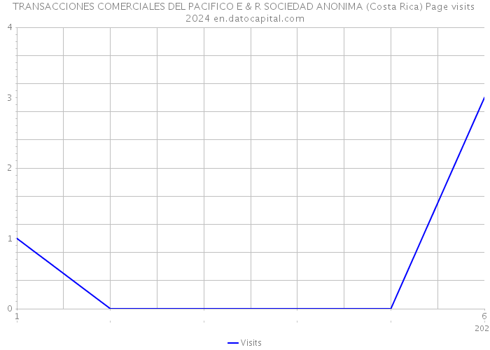 TRANSACCIONES COMERCIALES DEL PACIFICO E & R SOCIEDAD ANONIMA (Costa Rica) Page visits 2024 