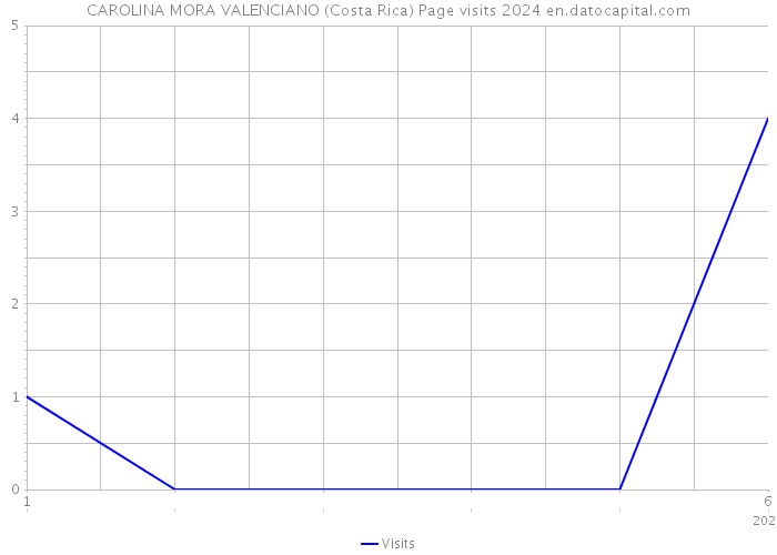 CAROLINA MORA VALENCIANO (Costa Rica) Page visits 2024 
