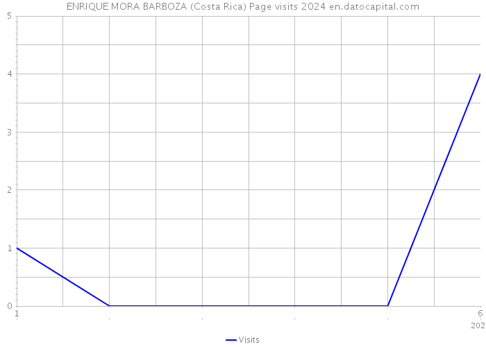 ENRIQUE MORA BARBOZA (Costa Rica) Page visits 2024 