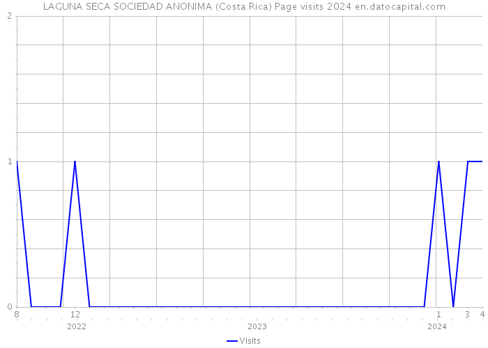 LAGUNA SECA SOCIEDAD ANONIMA (Costa Rica) Page visits 2024 