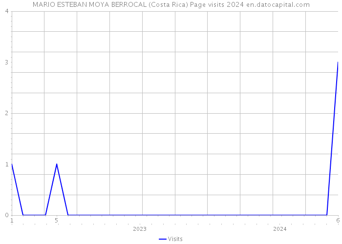 MARIO ESTEBAN MOYA BERROCAL (Costa Rica) Page visits 2024 