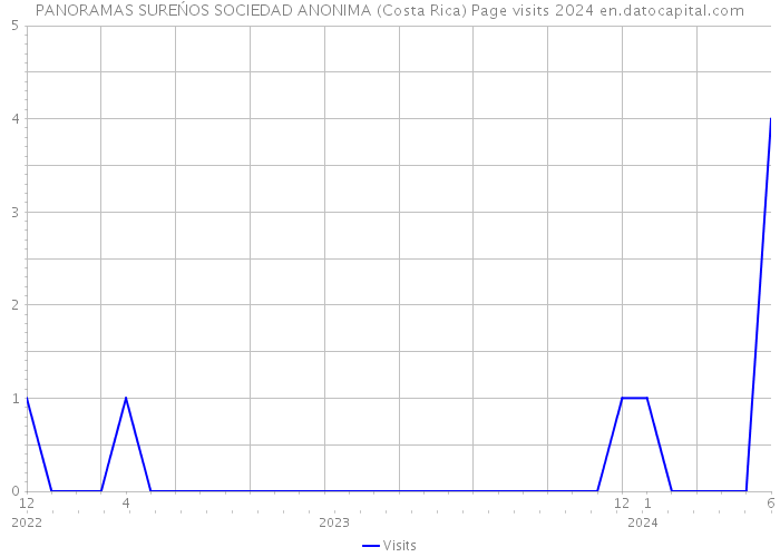 PANORAMAS SUREŃOS SOCIEDAD ANONIMA (Costa Rica) Page visits 2024 