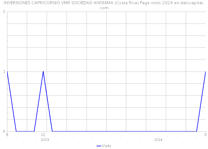 INVERSIONES CAPRICORNIO VMR SOCIEDAD ANONIMA (Costa Rica) Page visits 2024 
