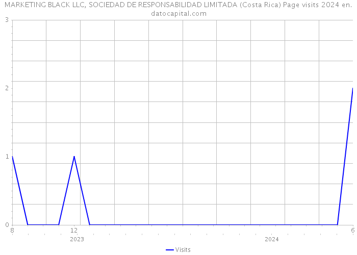 MARKETING BLACK LLC, SOCIEDAD DE RESPONSABILIDAD LIMITADA (Costa Rica) Page visits 2024 