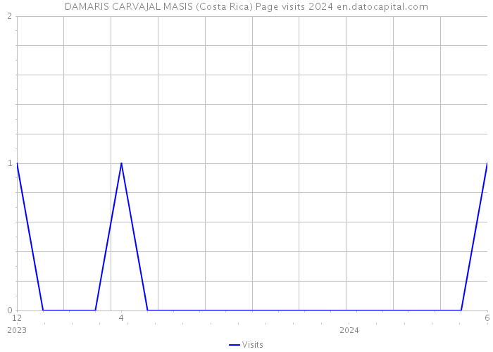 DAMARIS CARVAJAL MASIS (Costa Rica) Page visits 2024 