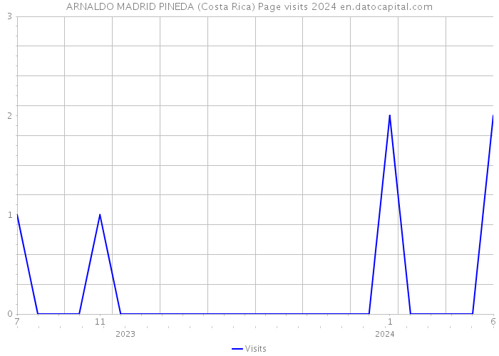ARNALDO MADRID PINEDA (Costa Rica) Page visits 2024 