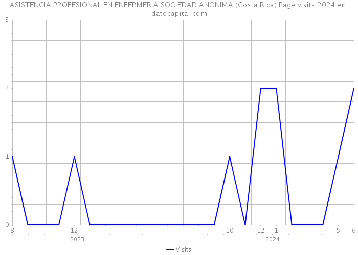 ASISTENCIA PROFESIONAL EN ENFERMERIA SOCIEDAD ANONIMA (Costa Rica) Page visits 2024 