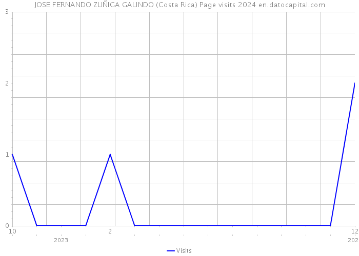 JOSE FERNANDO ZUÑIGA GALINDO (Costa Rica) Page visits 2024 