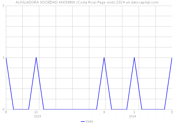 AUXILIADORA SOCIEDAD ANONIMA (Costa Rica) Page visits 2024 