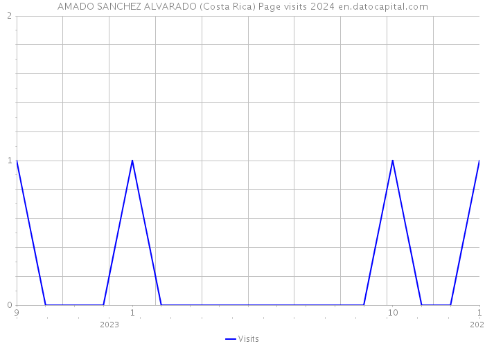AMADO SANCHEZ ALVARADO (Costa Rica) Page visits 2024 