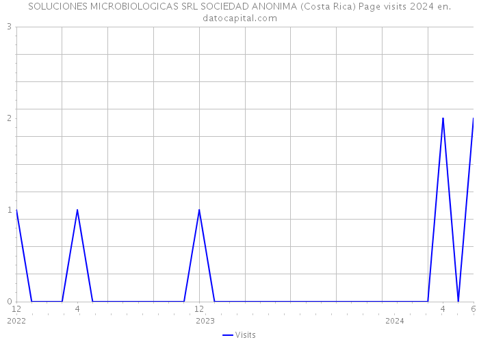SOLUCIONES MICROBIOLOGICAS SRL SOCIEDAD ANONIMA (Costa Rica) Page visits 2024 