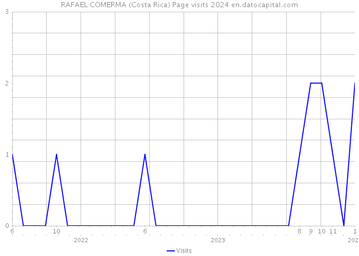 RAFAEL COMERMA (Costa Rica) Page visits 2024 