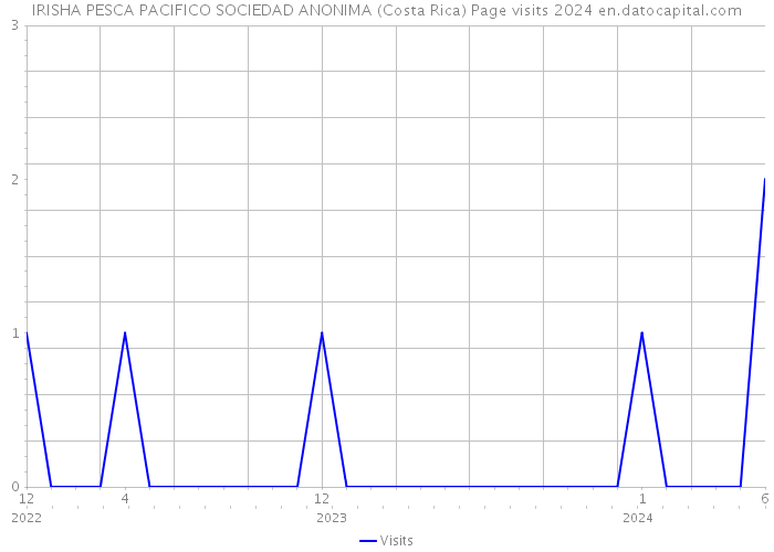 IRISHA PESCA PACIFICO SOCIEDAD ANONIMA (Costa Rica) Page visits 2024 