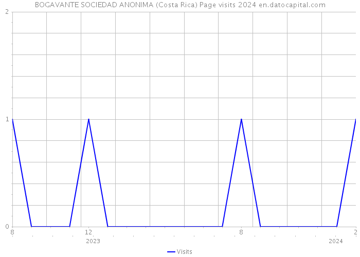BOGAVANTE SOCIEDAD ANONIMA (Costa Rica) Page visits 2024 