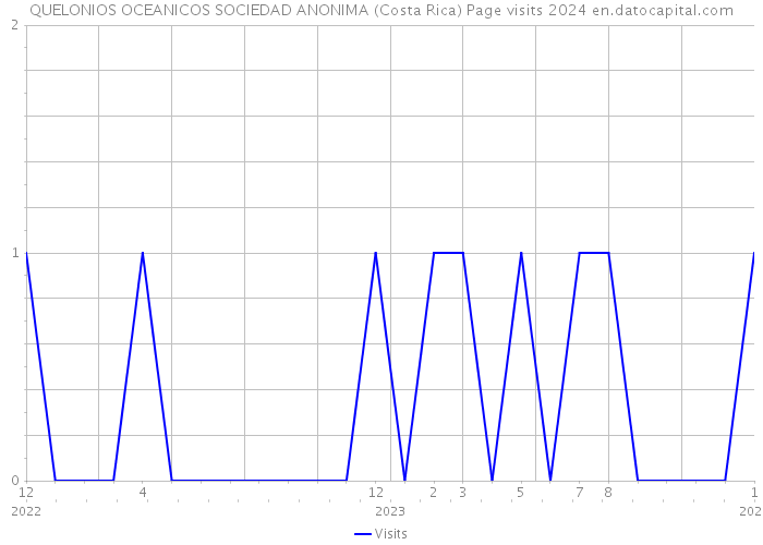 QUELONIOS OCEANICOS SOCIEDAD ANONIMA (Costa Rica) Page visits 2024 