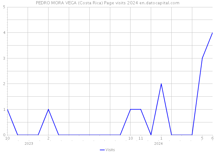 PEDRO MORA VEGA (Costa Rica) Page visits 2024 
