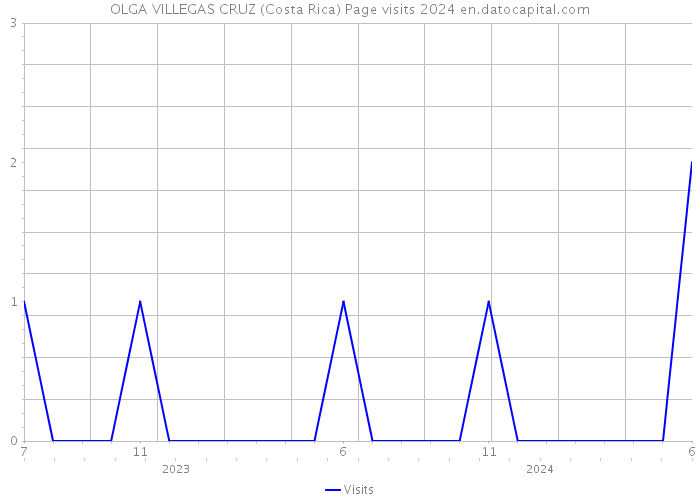 OLGA VILLEGAS CRUZ (Costa Rica) Page visits 2024 