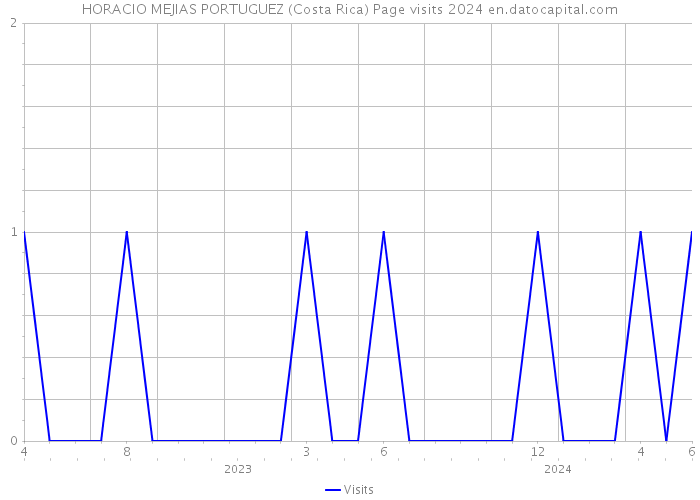 HORACIO MEJIAS PORTUGUEZ (Costa Rica) Page visits 2024 