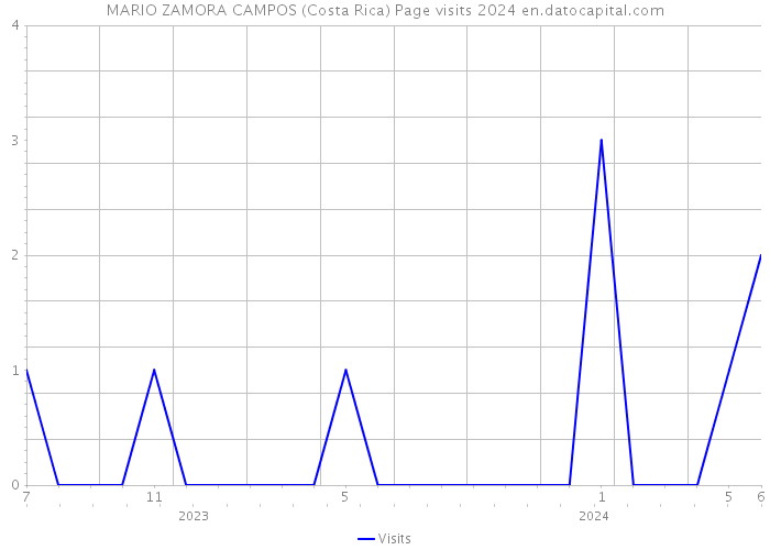 MARIO ZAMORA CAMPOS (Costa Rica) Page visits 2024 