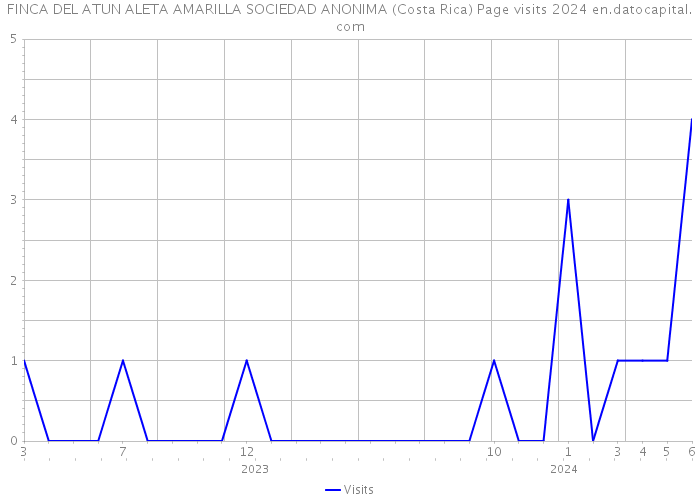FINCA DEL ATUN ALETA AMARILLA SOCIEDAD ANONIMA (Costa Rica) Page visits 2024 